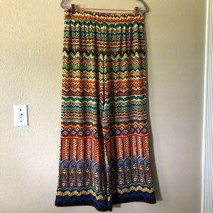 Capezio Style Wide Leg Pants in Vibrant Colors